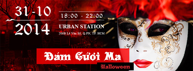 01 Vé Tham Dự Tiệc Halloween với F- Band + 01 Thức Uống Tại Urban Station Coffee